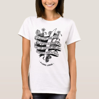 T-shirt La citation d'Audre Lorde des bénéfices donnés a
