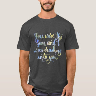 T-shirt La citation de l'arc-en-ciel Rowell continuent