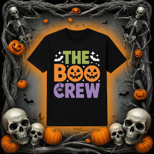 T-shirt La citrouille et l'araignée Halloween de The Boo C