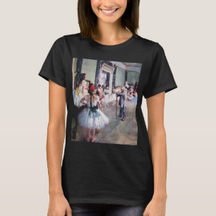 T-shirt La Classe de Danse par Edgar Degas, Art de Ballet 