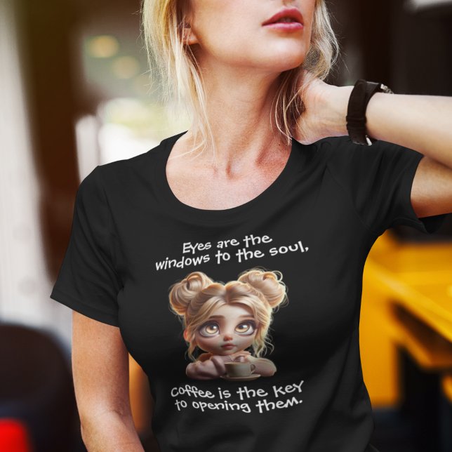 T-shirt La Clé Est Le Café (Créateur téléchargé)