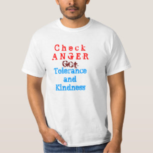 T-shirt La colère de contrôle OBTIENNENT la tolérance et