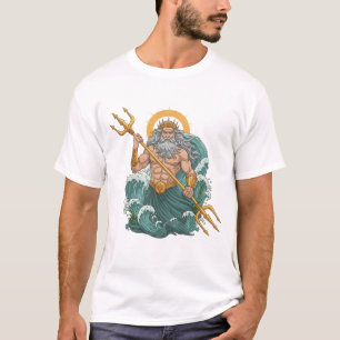 T-shirt la colère de Poséidon le dieu de la mer