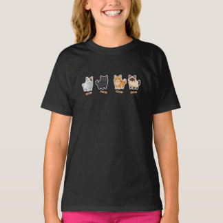 T-shirt La collection de chats japonais de pains bouffés