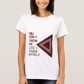 T-shirt La collection du Coeur Bleu Vous ne me connaissez 