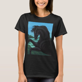 T-shirt "" La collection noire de cheval