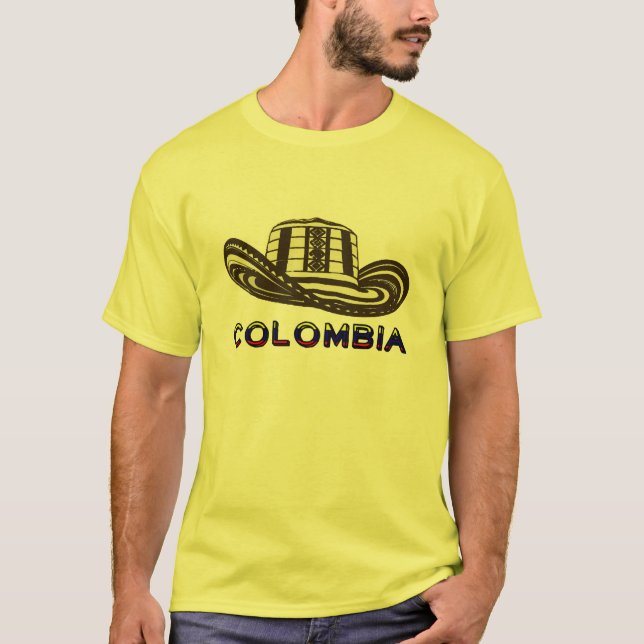 T-shirt La Colombie Vueltiao Chapeau tee (Devant)