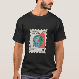 T-shirt La compassion n'a pas de frontières de cœur