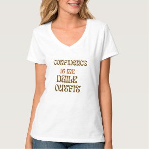 T-shirt "La confiance est l'art de l'usure quotidienne" te