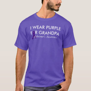 T-shirt La conscience d'Alzheimer nommé fait sur commande