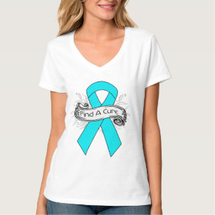 T-shirt La conscience de dépendance trouvent un ruban de