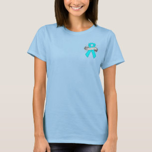 T-shirt La conscience de dépendance trouvent un ruban de