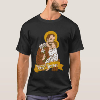 T-shirt La consécration à saint Joseph et à l'enfant Jésus