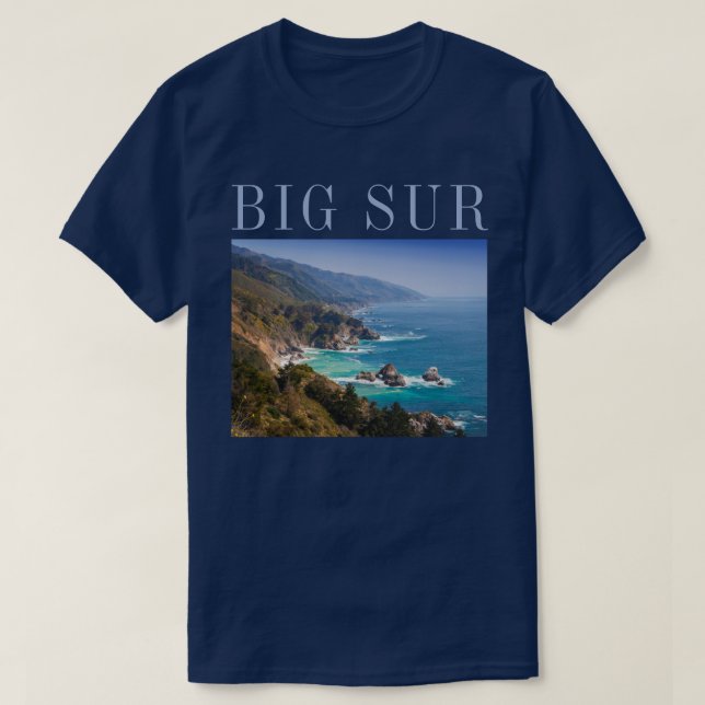 T-shirt La côte de Big Sur Californie (Design devant)