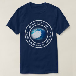 T-shirt La côte de Terre-Neuve-et-Labrador La vague océani
