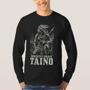 T-shirt La courageuse fierté guerrière Taino de Boriken Pu