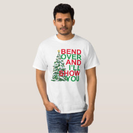 T-shirt La COURBURE PLUS D'ET moi VOUS MONTRERONS NOËL.