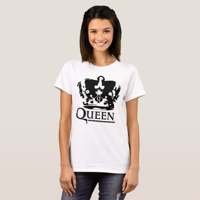 T-shirt La couronne de la Reine (Devant entier)