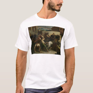 T-shirt La course de cheval sauvage à Rome, c.1817