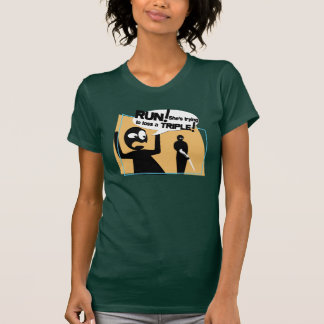 T-shirt La "course !" Pièce en t de lancer de fusil