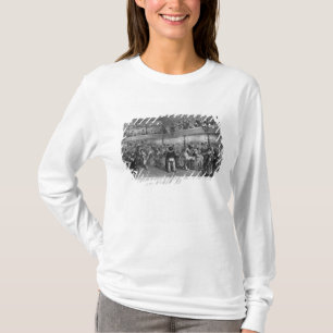T-shirt La Courtille, danse populaire, gravée par Yves