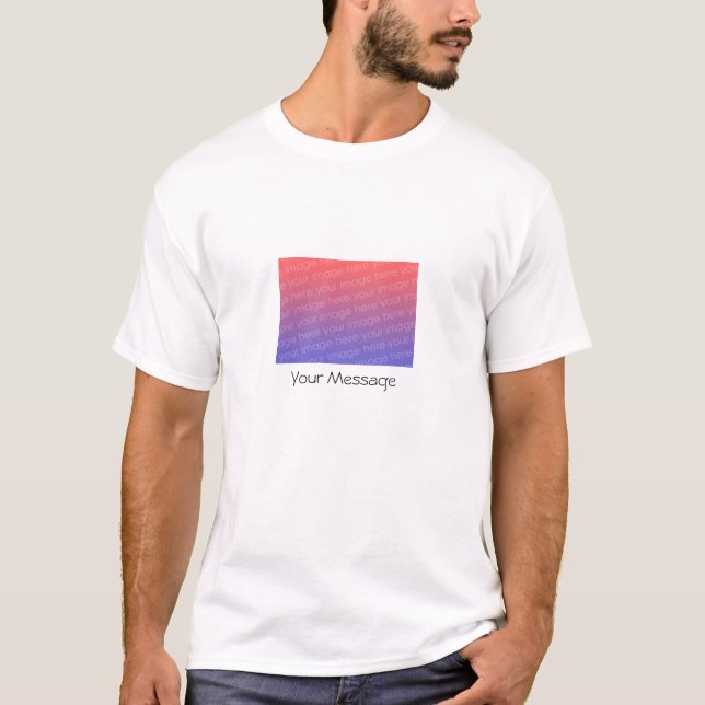 T-shirt La coutume ajoutent des tee - shirts de photo et (Devant)