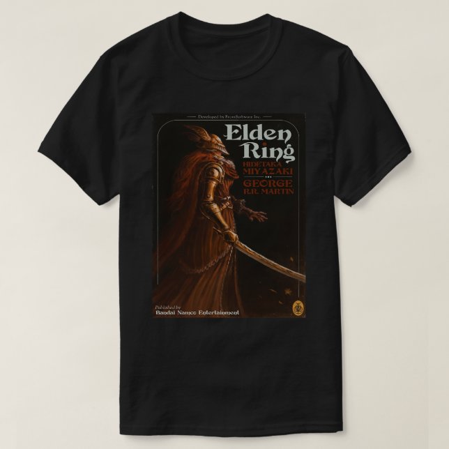 T-shirt La couverture du jeu original pour Elden Ring Esse (Design devant)