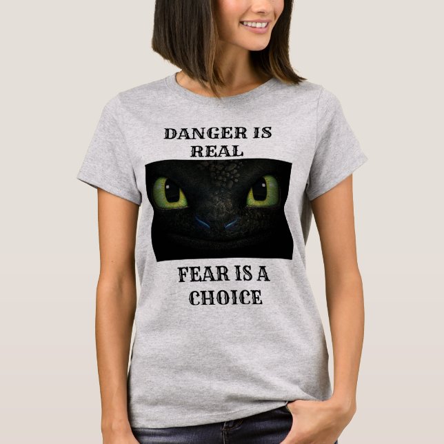 T-SHIRT LA CRAINTE EST UN CHOIX (Devant)