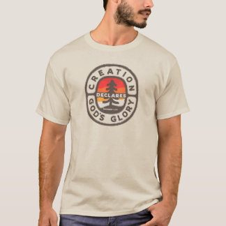 T-shirt La création déclare la gloire de Dieu