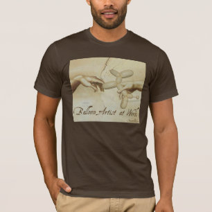 T-shirt La création remet la chemise - artiste de ballon
