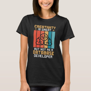T-shirt La Créativité Est Grande, Mais Pas En Tant Que Dév