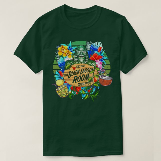 T-shirt La Créature de la et du Room Gillman (Design devant)
