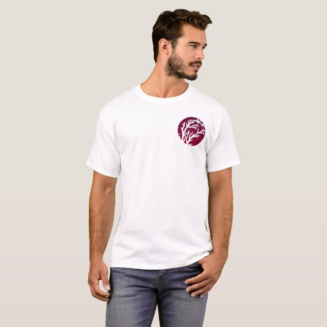 T-shirt La crème roule l'arbre de poche (Devant entier)