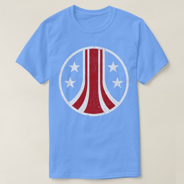 T-shirt La crête coloniale des États-Unis (Design devant)