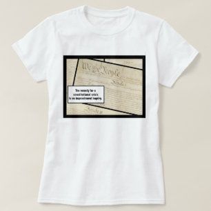T-shirt La crise constitutionnelle entrave la constitution