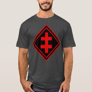 T-shirt La Croix de Lorraine - v2 (rouge)