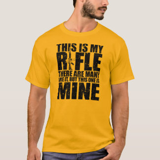 T-shirt La croyance du fusilier - c'est mon fusil