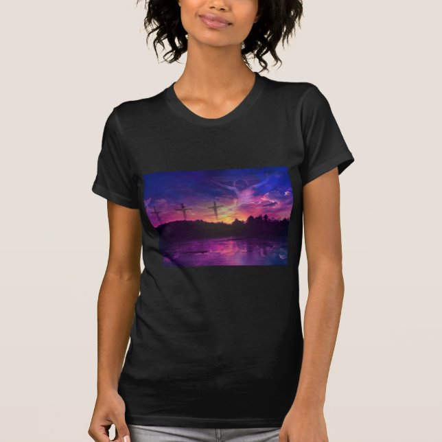 T-shirt La crucifixion du Jésus-Christ (Devant)