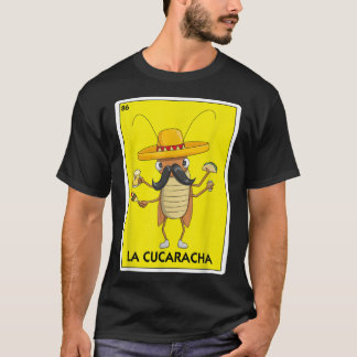 T-shirt La Cucaracha Cockroach Avec Taco Bière Mexicaine V