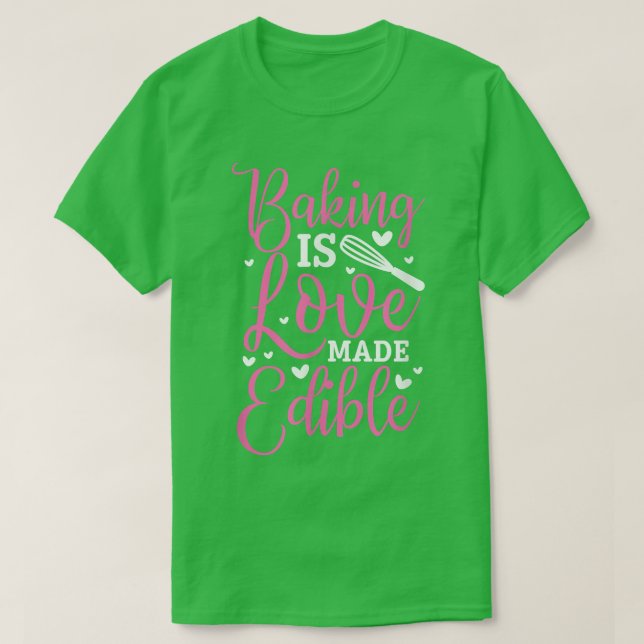 T-shirt LA CUISINE est AMOUR FABRIQUÉE (Design devant)