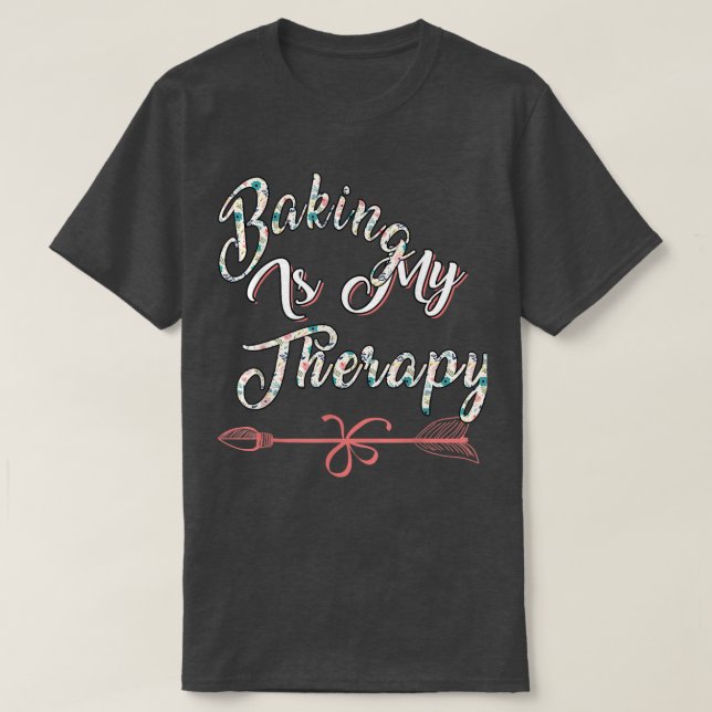 T-shirt La Cuisine Est Ma Thérapie Sarcastique Plaisanteri (Design devant)