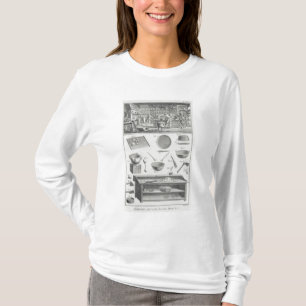 T-shirt La cuisine et l'équipement d'un boulanger, du