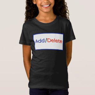 T-Shirt La cyber-typographie sociale drôle mignon design T