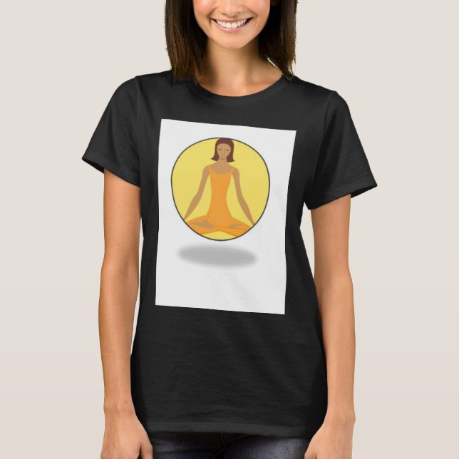 T-shirt La Dame de Yoga (Devant)