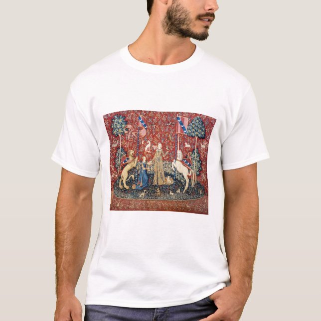 T-shirt La Dame et la licorne, Goûtez (Devant)