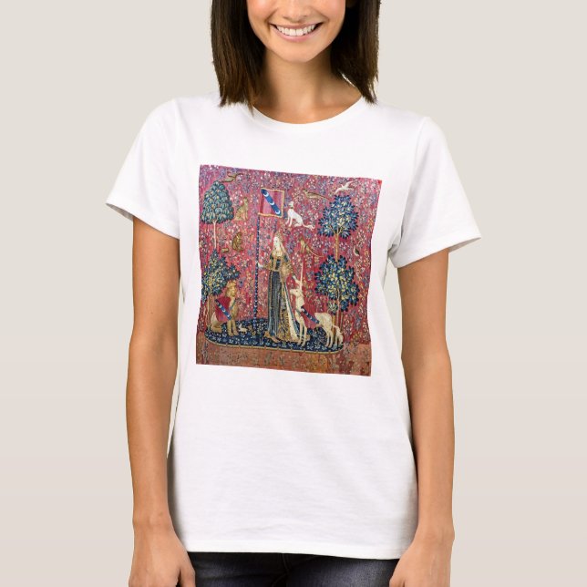 T-shirt La Dame et la licorne, Touch (Devant)