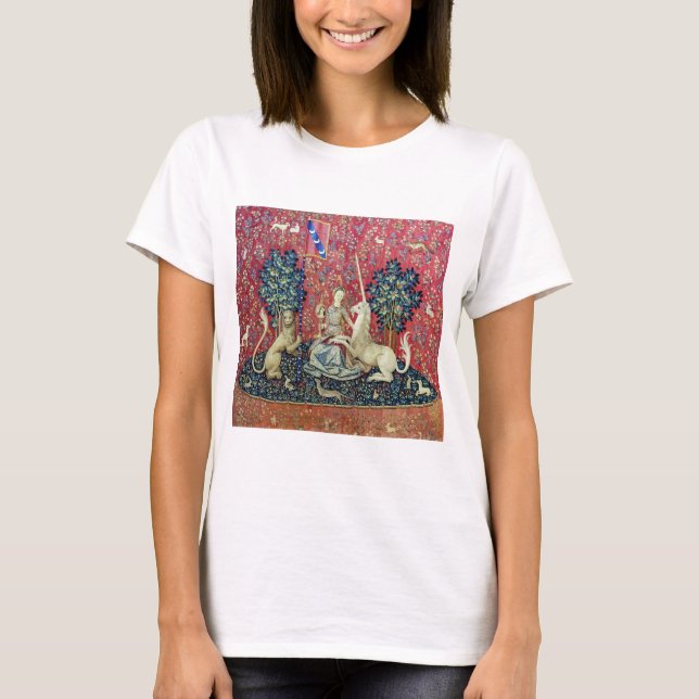 T-shirt La Dame et la licorne, Vue (Devant)