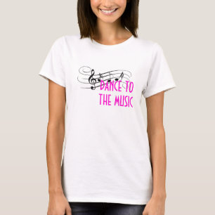 T-shirt La danse des femmes chemise de douille de Flowy de