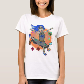 T-shirt La danseuse interprète insouciante Joyeuse Fille N