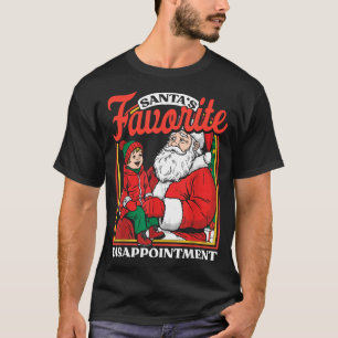 T-shirt La déception préférée du Père Noël Drôle et sarcas